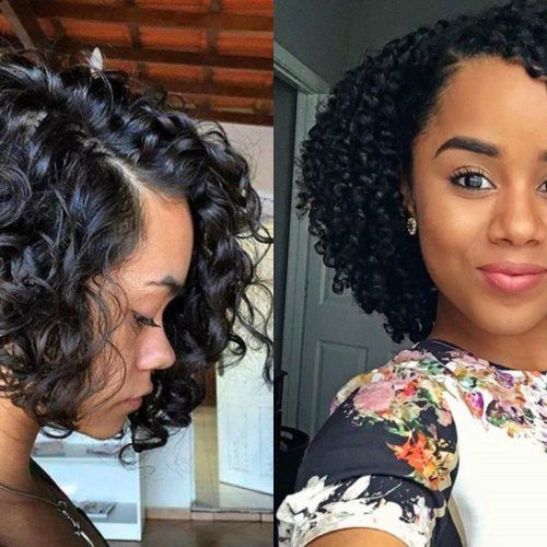 Naturally Curly Bob Hairstyles (Photo 6 of 20)