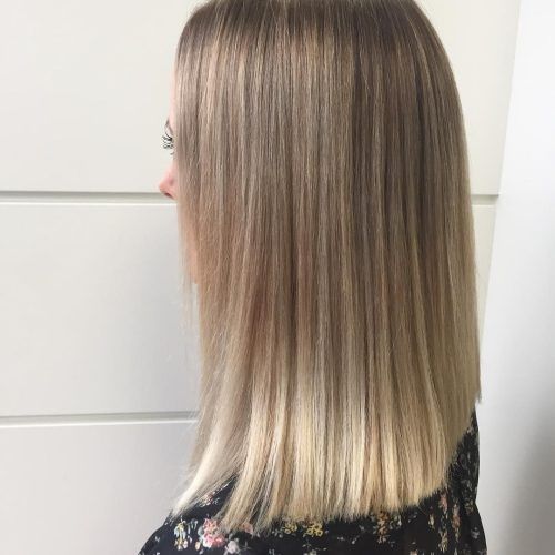 Ombre-Ed Blonde Lob Hairstyles (Photo 16 of 20)