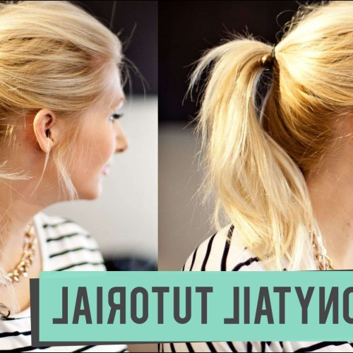 Ponytail Hairstyles For Layered Hair (Photo 15 of 20)