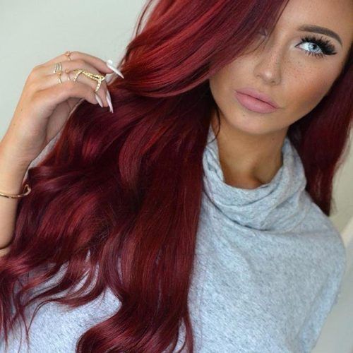 Red Long Hairstyles (Photo 5 of 20)
