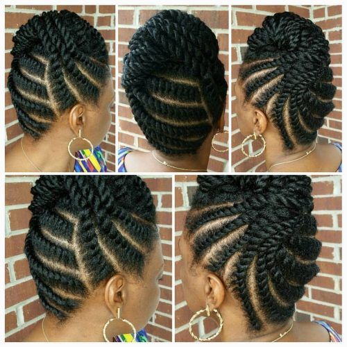 Regal Braided Up-Do Ponytail Hairstyles (Photo 6 of 20)