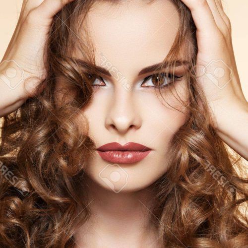 Shiny Tousled Curls Hairstyles (Photo 13 of 20)