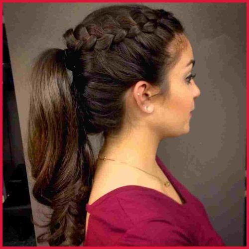 Side Ponytail Hairstyles With Braid (Photo 18 of 20)