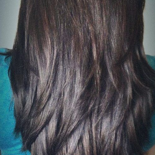 Thick Longer Haircuts With Textured Ends (Photo 1 of 20)