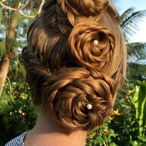 Triple Under Braid Hairstyles With A Bun (Photo 17 of 20)
