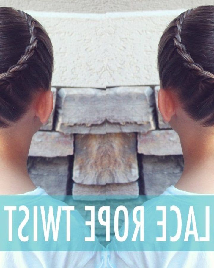 20 Ideas of Twisted Lace Braid Hairstyles