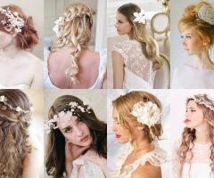 15 Inspirations Wedding Hairstyles for Long Hair with Fascinator