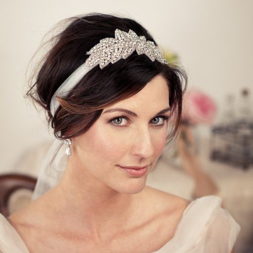 Wedding Hairstyles For Short Hair With Veil (Photo 6 of 15)