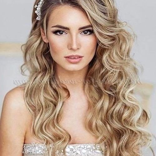 Wedding Long Down Hairstyles (Photo 1 of 20)