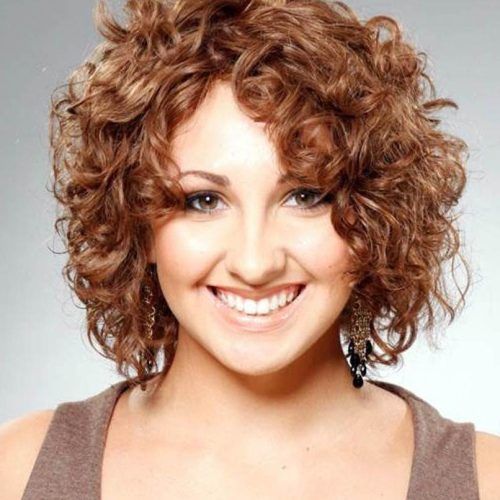 Short Haircuts For Naturally Curly Hair And Round Face (Photo 1 of 20)