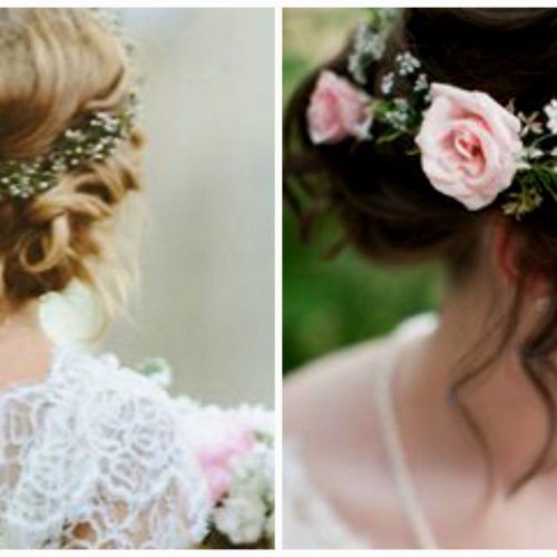 Wedding Hairstyles With Veil And Flower (Photo 12 of 15)