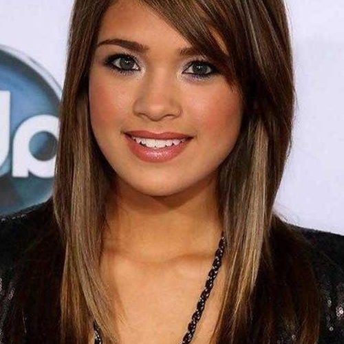 Hairstyles For Thin Faces With Long Hair (Photo 13 of 15)