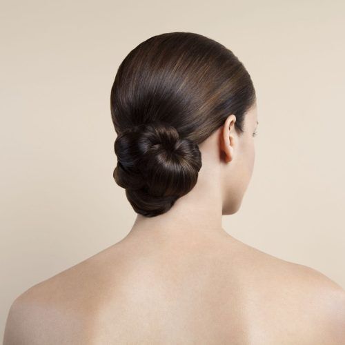 Sleek French Knot Hairstyles With Curls (Photo 20 of 20)