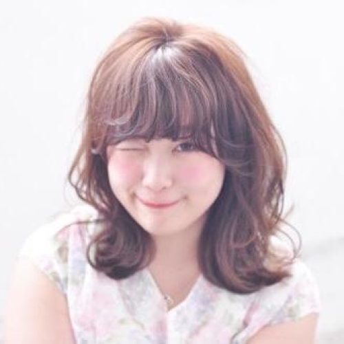 Korean Hairstyle With Round Face (Photo 15 of 15)