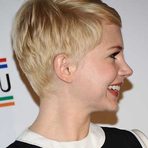 Very Short Pixie Haircuts With A Razored Side Part (Photo 4 of 20)