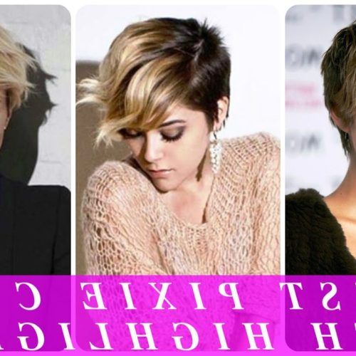 Highlighted Pixie Hairstyles (Photo 3 of 20)