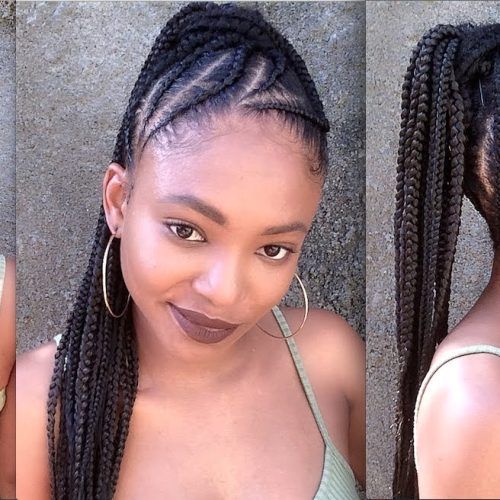 Cornrows Hairstyles For Long Ponytail (Photo 1 of 20)