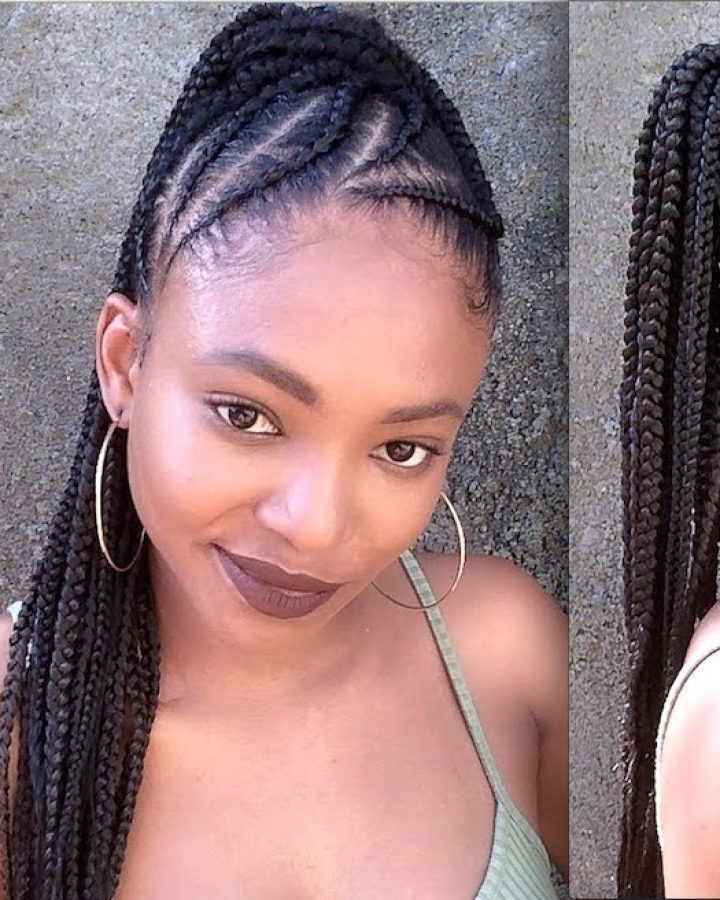 20 Ideas of Cornrows Hairstyles for Long Ponytail