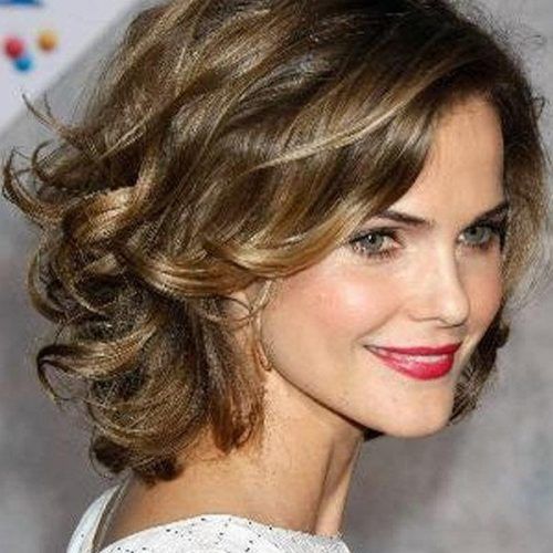 Short Hairstyles For Round Faces Curly Hair (Photo 5 of 20)