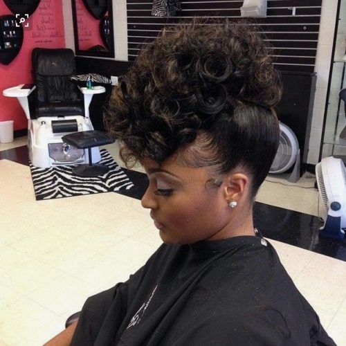 Black Ladies Updo Hairstyles (Photo 12 of 15)