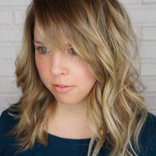 Long Wavy Hairstyles With Side-Swept Bangs (Photo 4 of 20)