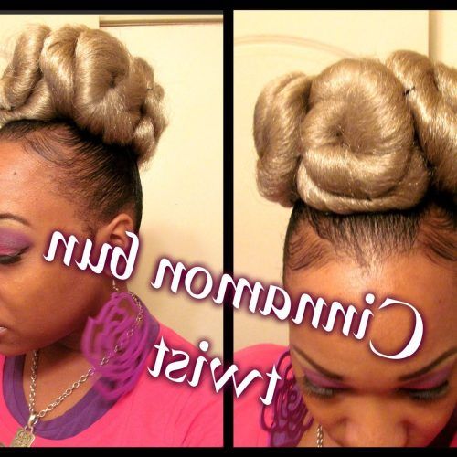 Cinnamon Bun Hairstyle Is Great For Work, School Or An intended for Favorite Cinnamon Bun Braided Hairstyles (Photo 240 of 292)