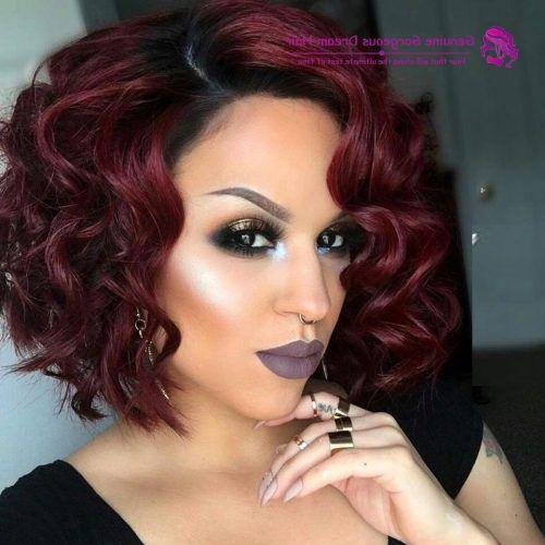 Plum Brown Pixie Haircuts For Naturally Curly Hair (Photo 2 of 20)