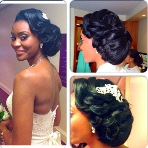 Updo Hairstyles For Black Bridesmaids (Photo 2 of 15)