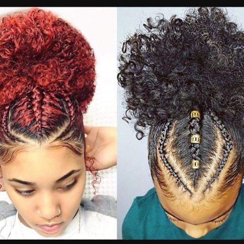 Cornrows Hairstyles For Natural African Hair (Photo 8 of 15)