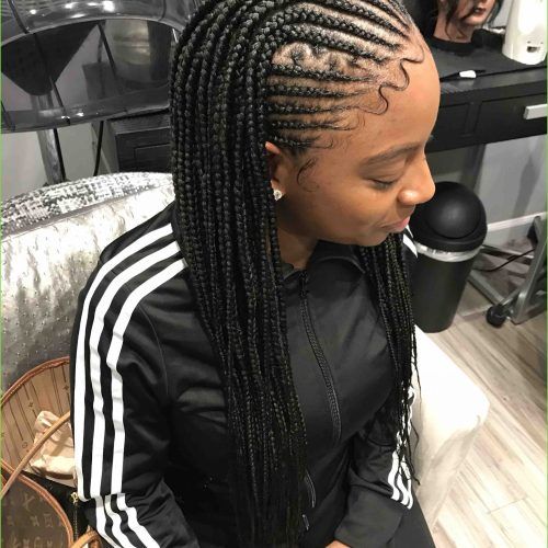 Curved Goddess Braids Hairstyles (Photo 3 of 20)