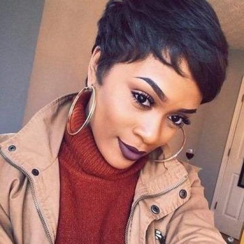 Short Pixie Haircuts For Black Women (Photo 19 of 20)