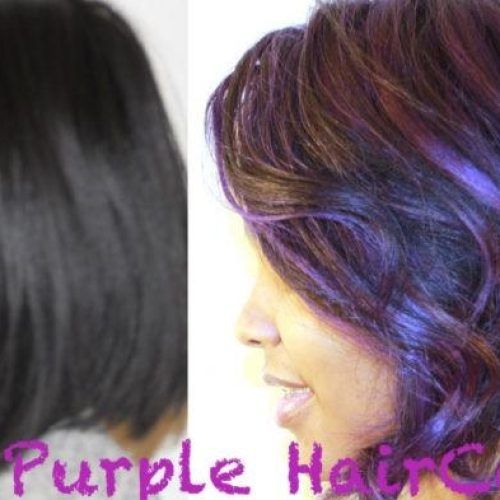Purple And Black Short Hairstyles (Photo 20 of 20)