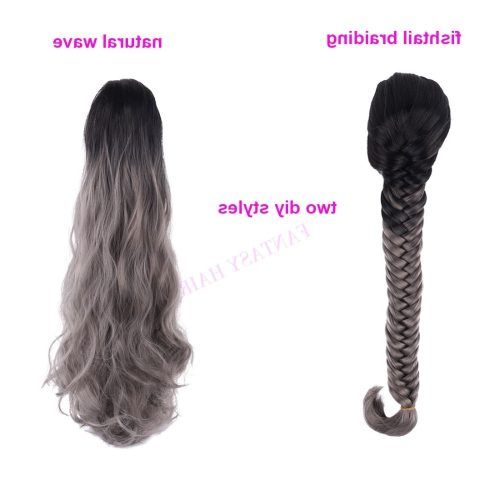 Fishtail Ponytails With Hair Extensions (Photo 10 of 20)