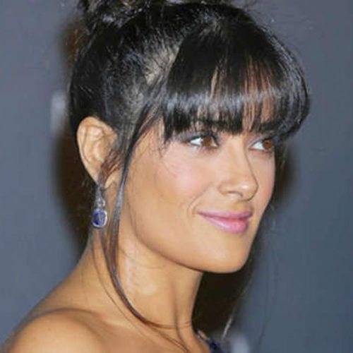 Updo Hairstyles With Bangs (Photo 13 of 15)