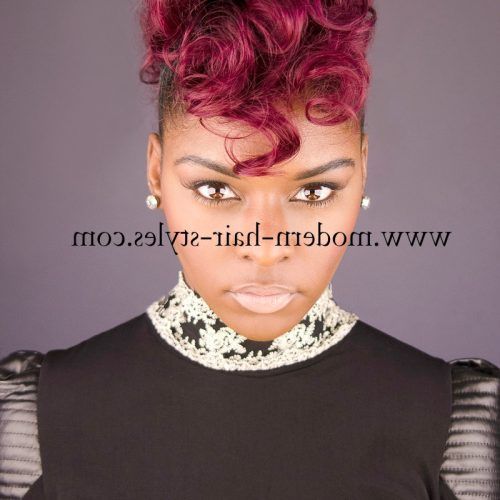Curly Haired Mohawk Hairstyles (Photo 18 of 20)
