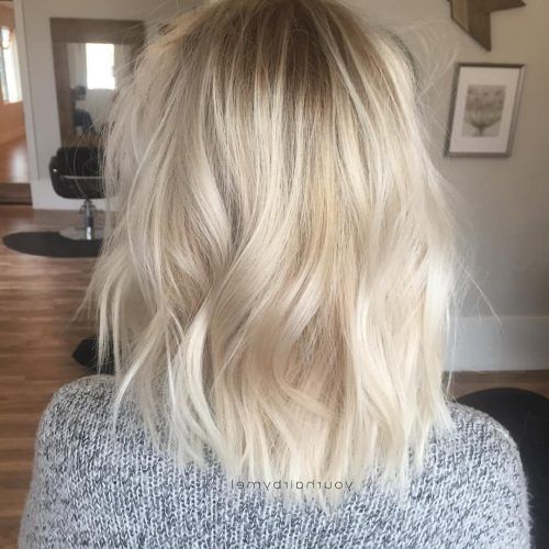 Long Blonde Pixie Haircuts With Root Fade (Photo 5 of 20)