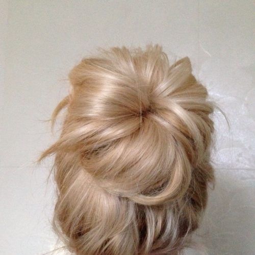 Casual Bun With Highlights (Photo 11 of 15)