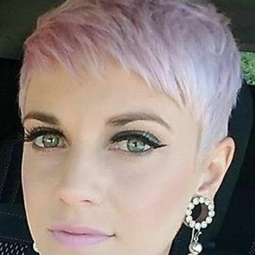 Sexy Pastel Pixie Hairstyles (Photo 6 of 20)