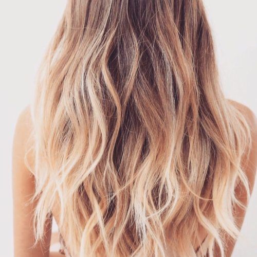 Beachy Waves With Ombre (Photo 1 of 18)