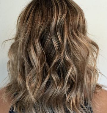 White and Dirty Blonde Combo Hairstyles