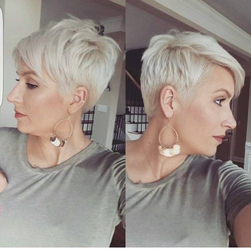 Gray Blonde Pixie Hairstyles (Photo 18 of 20)