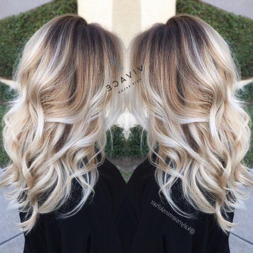 Balayage Blonde Hairstyles With Layered Ends (Photo 15 of 20)