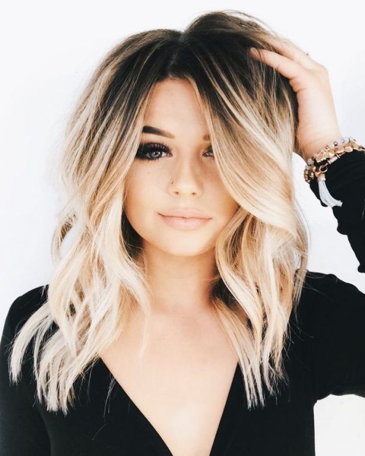 20 Collection of Blonde Waves Haircuts with Dark Roots