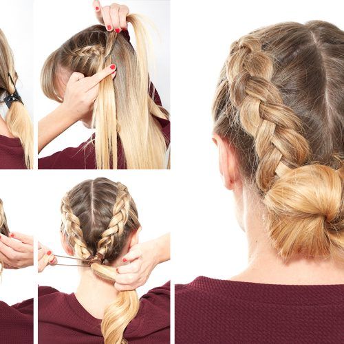 French Braid Low Chignon Hairstyles (Photo 11 of 20)