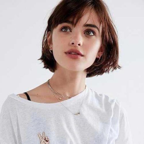 Cute French Bob Hairstyles With Baby Bangs (Photo 20 of 20)