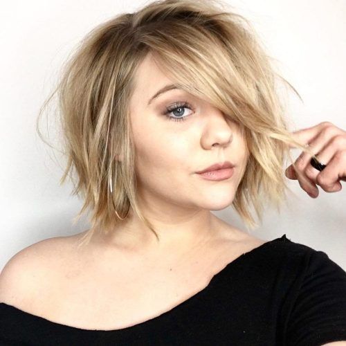 Fun Choppy Bob Hairstyles With A Deep Side Part (Photo 1 of 20)