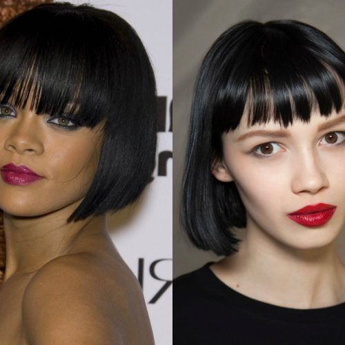 Straight Bob Hairstyles With Bangs (Photo 13 of 20)