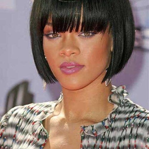 Rihanna Bob Hairstyles With Weave (Photo 10 of 15)