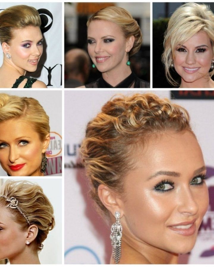 15 Best Ideas Elegant Updo Hairstyles for Short Hair