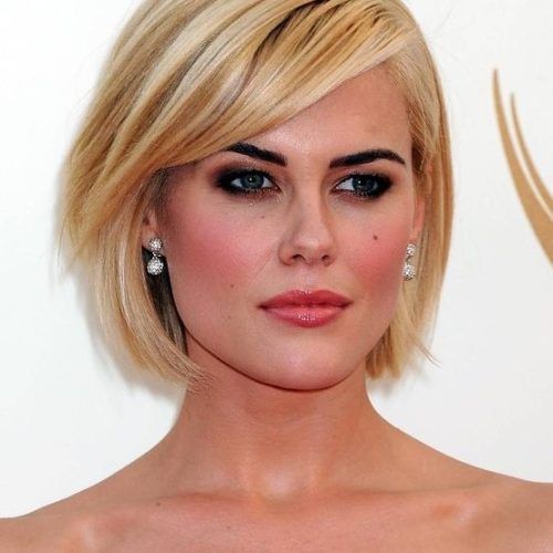 Short Hairstyles With Side Swept Bangs (Photo 16 of 20)